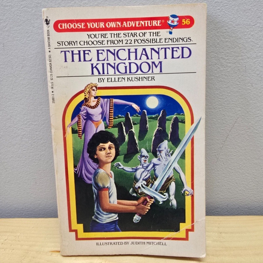 Vintage Choose Your Own Adventure #56 The Enchanted Kingdom‎ Ellen Kushner